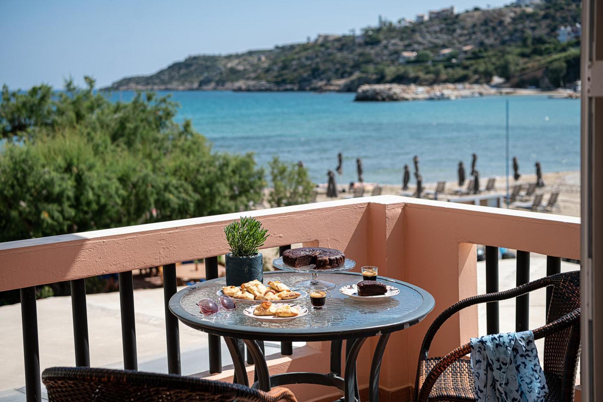 Elena Seafront Luxury Apartments Almirida Exterior foto